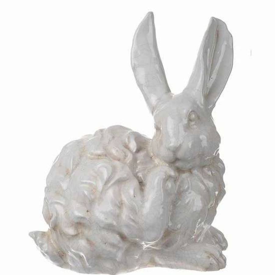 Home Decor * | A&B Home Hector Intent Long-Eared Rabbit Statuette