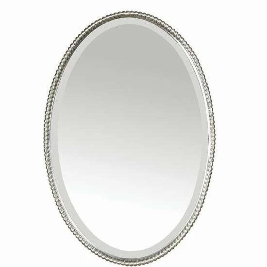 Home Decor * | Uttermost Sherise Oval Beveled Wall Mirror