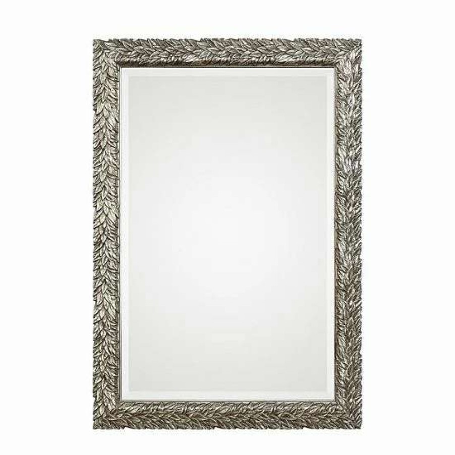 Home Decor * | Uttermost Evelina Faux Leaves Wall Mirror