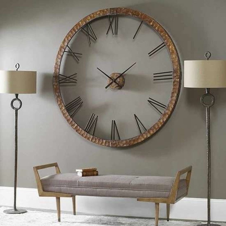 Home Decor * | Uttermost Amarion Wall Clock