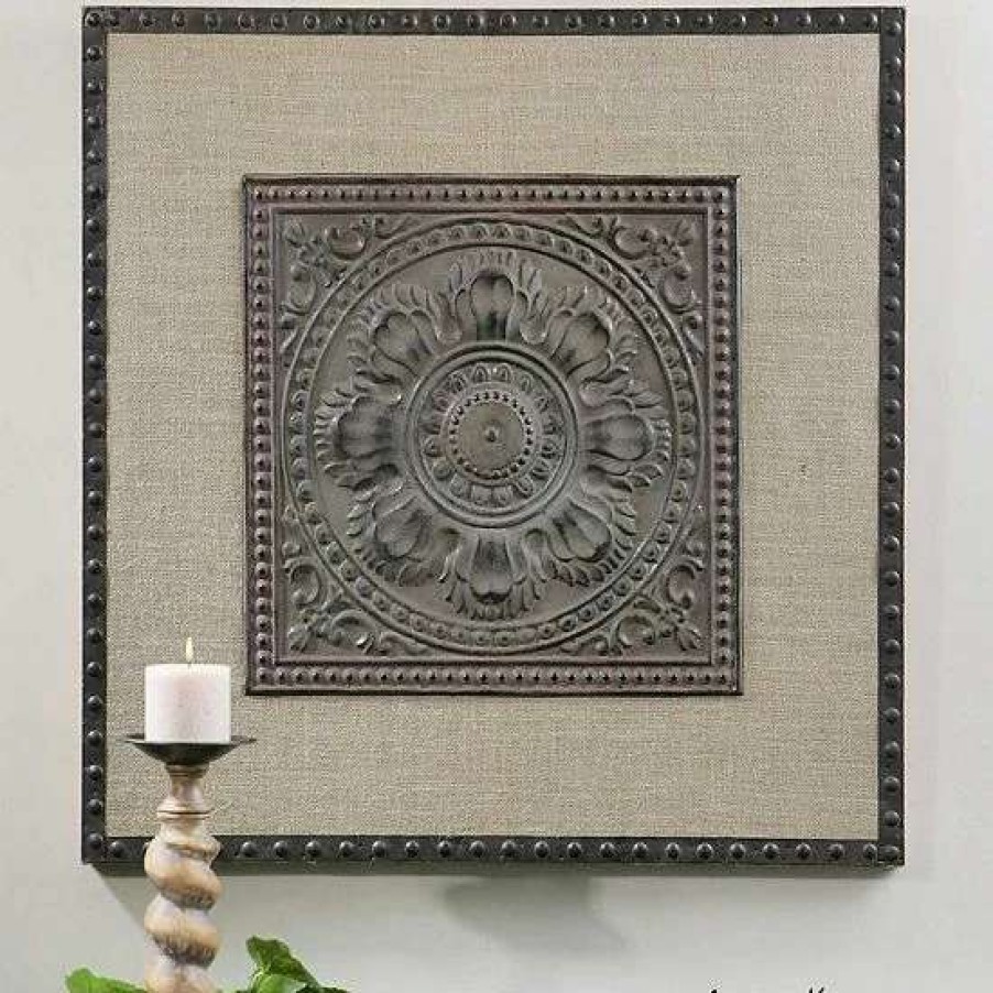 Home Decor * | Uttermost Filandari Stamped Metal Wall Art