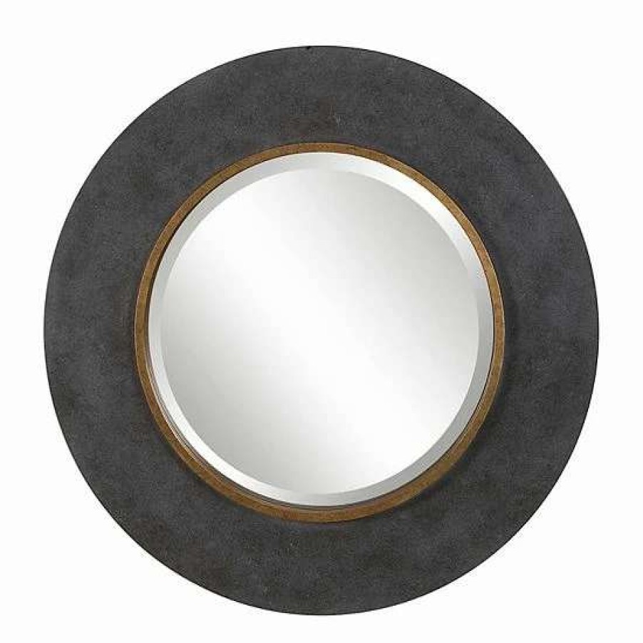 Home Decor * | Uttermost Saul Round Wall Mirror