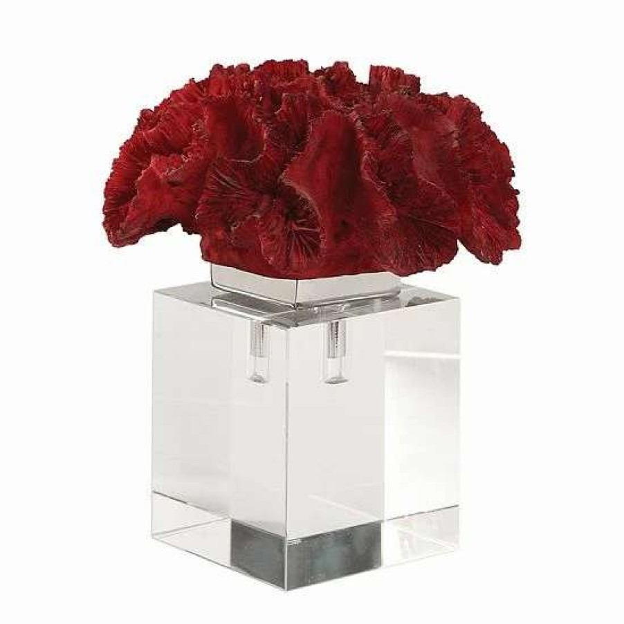 Home Decor * | Uttermost Red Faux Coral Cluster Table Decor