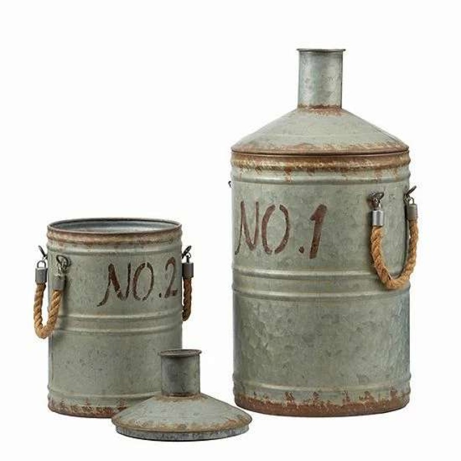 Home Decor * | A&B Home Patchin Decorative Jug Table Decor 2-Piece Set