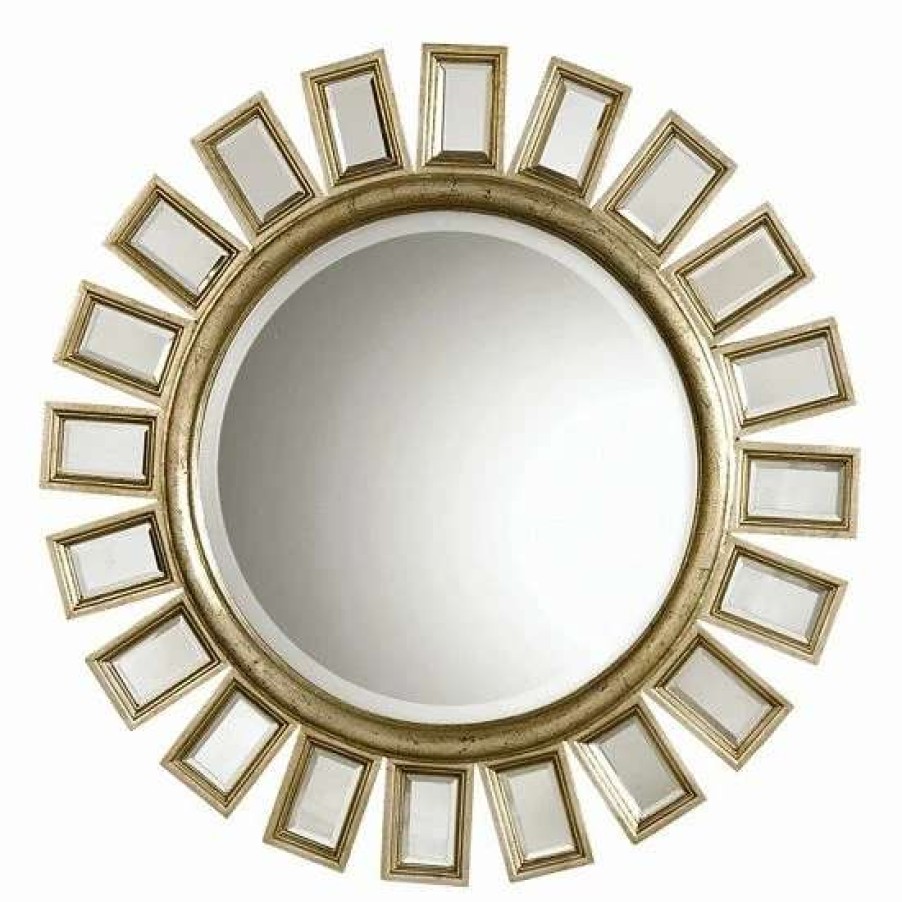 Home Decor * | Uttermost Cyrus Round Beveled Wall Mirror