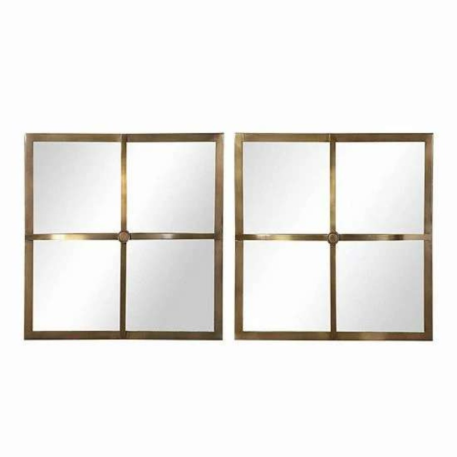 Home Decor * | Uttermost Window Pane Square Mirrors