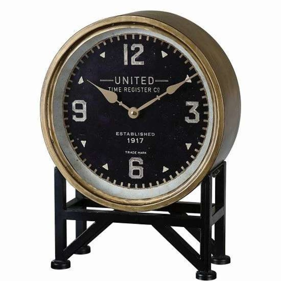 Home Decor * | Uttermost Shyam Table Clock