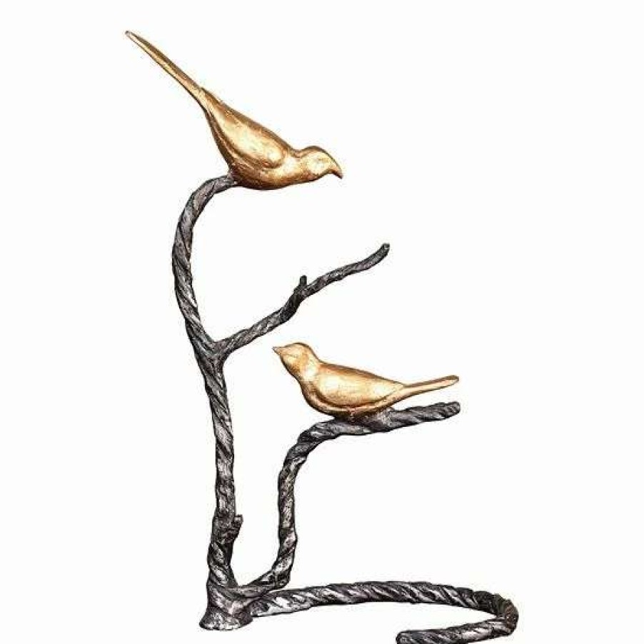 Home Decor * | Uttermost Birds On A Limb Metal Table Decor