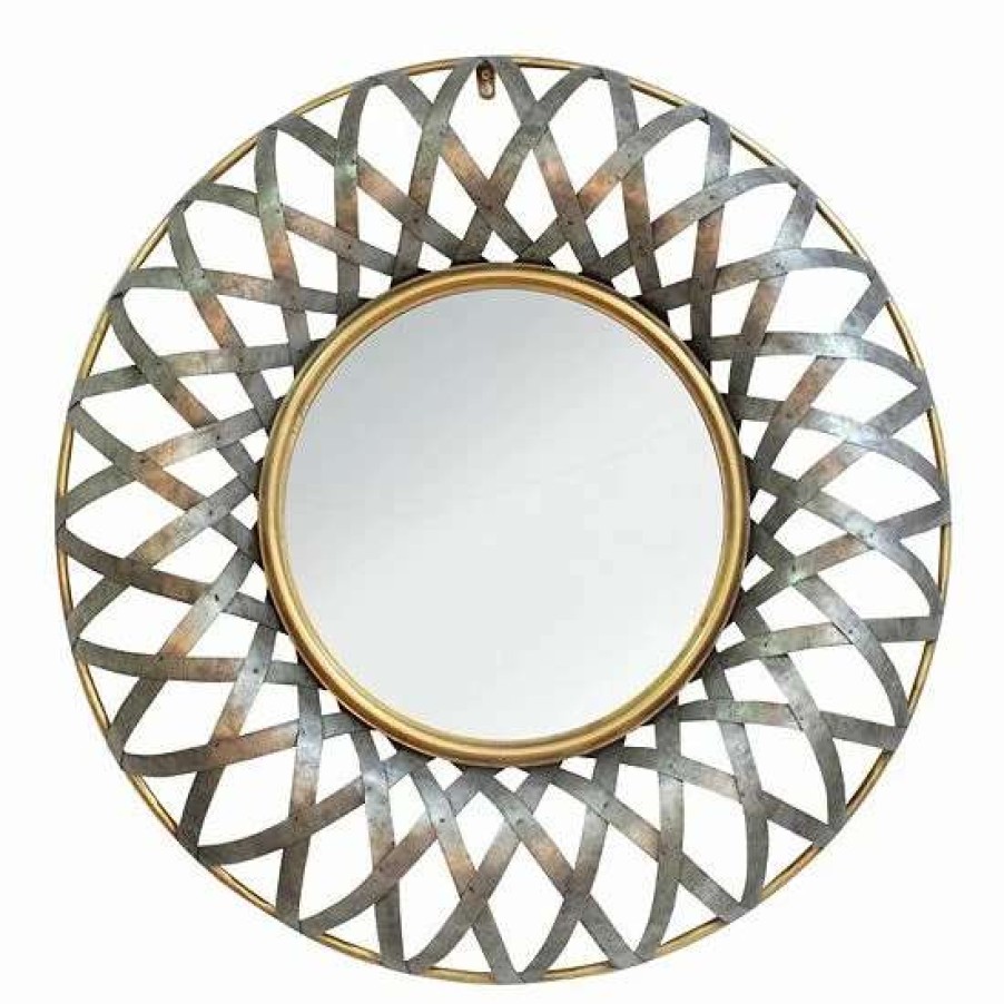 Home Decor * | A&B Home Ives Antique Finish Wall Mirror