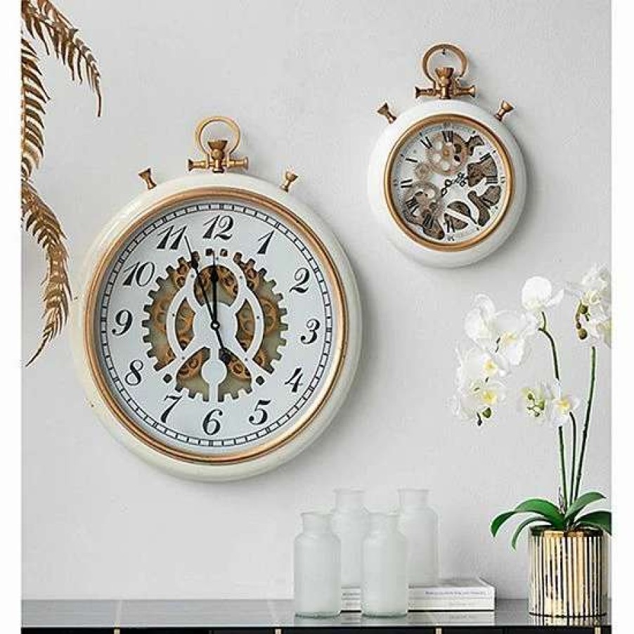 Home Decor * | A&B Home Urban Industrial Wall Clock