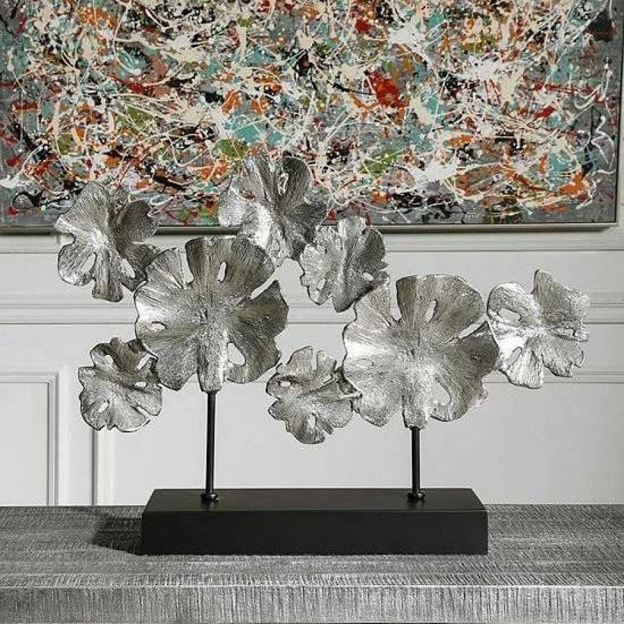 Home Decor * | Uttermost Contemporary Lotus Sculpture