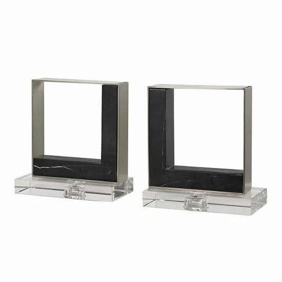 Home Decor * | Uttermost Tilman Modern Marble Bookends