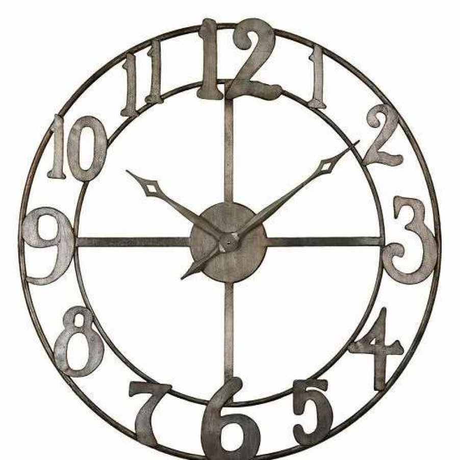 Home Decor * | Uttermost Delevan Wall Clock