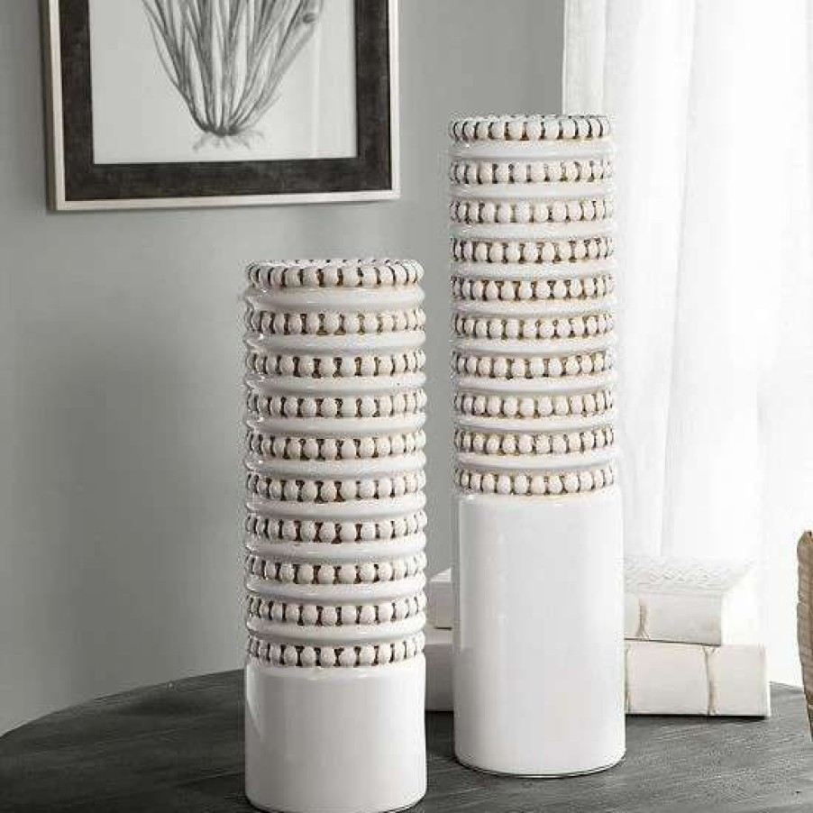 Home Decor * | Uttermost Angelou Vase 2-Piece Set