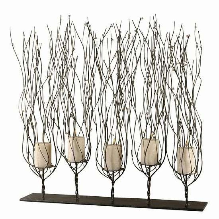 Home Decor * | Uttermost Fedora Branch Candle Holder Stand