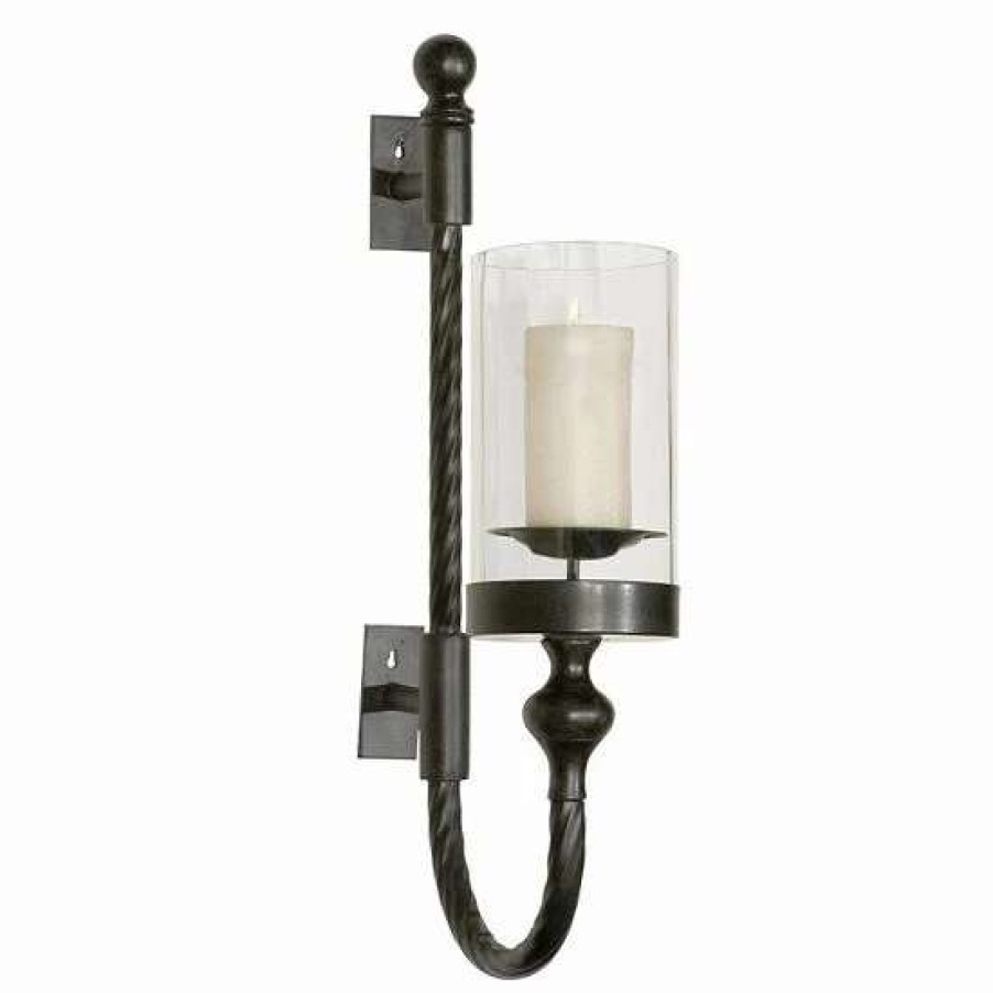 Home Decor * | Uttermost Garvin Twist Candle Wall Sconce