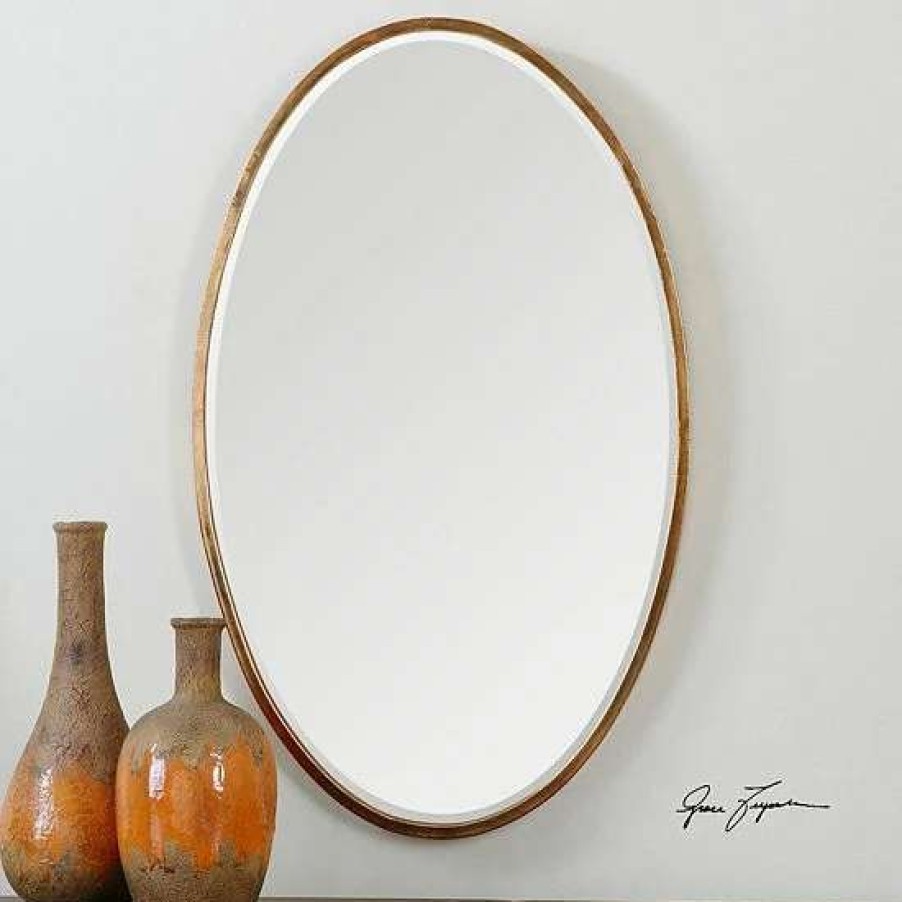 Home Decor * | Uttermost Herleva Oval Wall Mirror