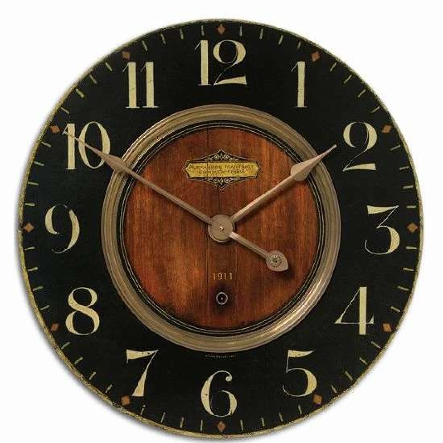 Home Decor * | Uttermost Alexandre Martinot Wall Clock