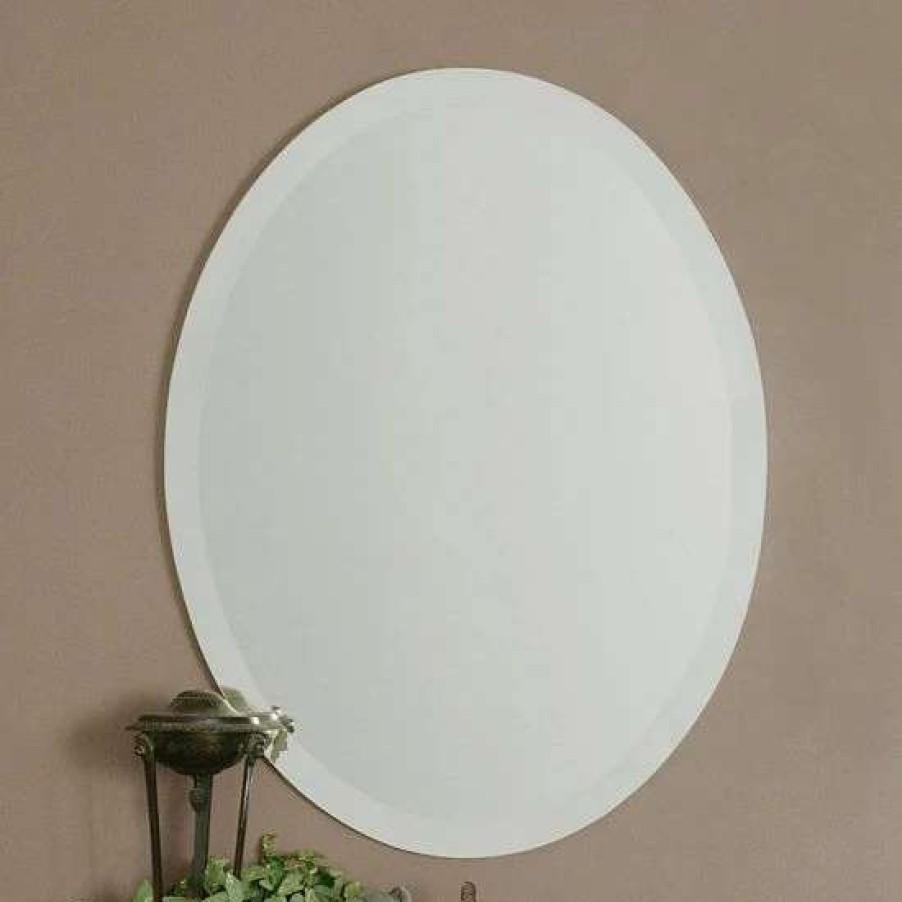 Home Decor * | Uttermost Vanity Oval Wall Mirror