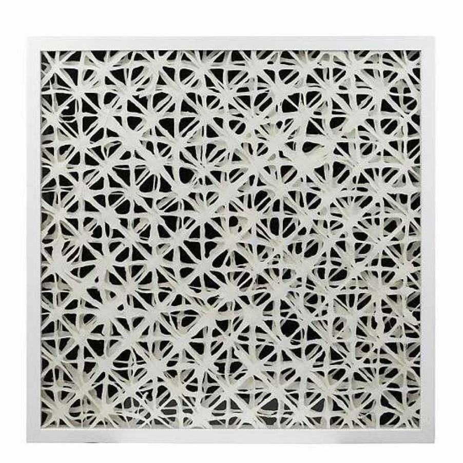 Home Decor * | A&B Home White And Black Couture Wall Art