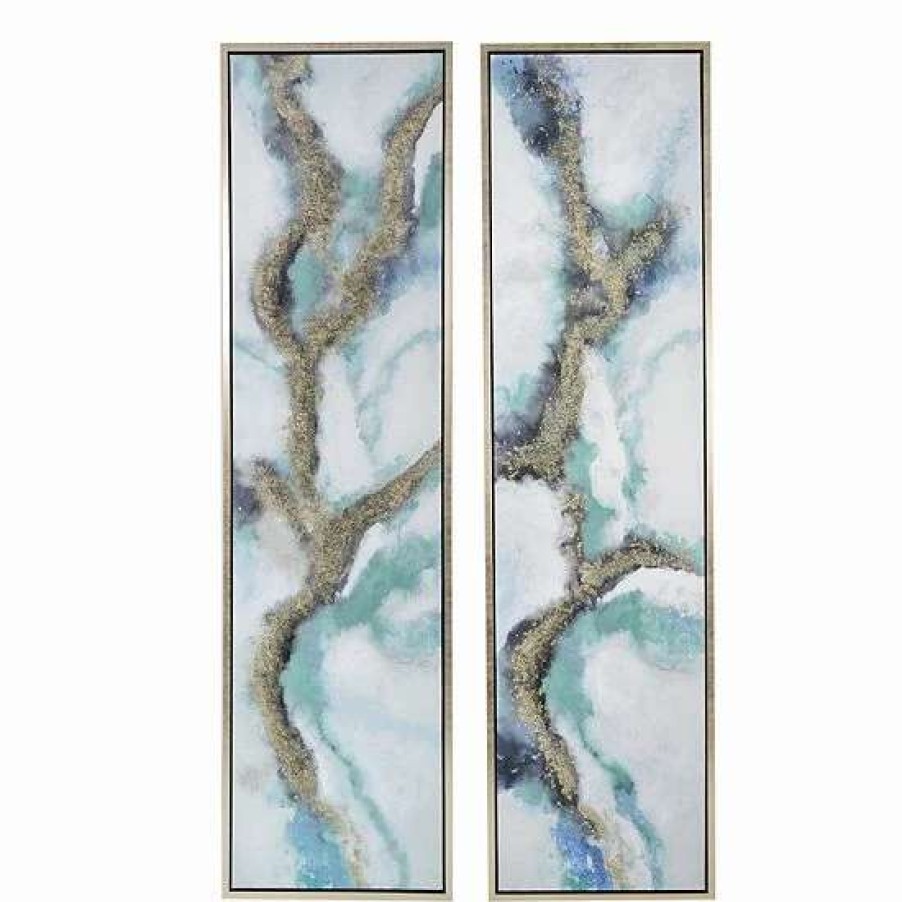 Home Decor * | A&B Home Growing Inside Oil Painting 0N Frame 2-Piece Set