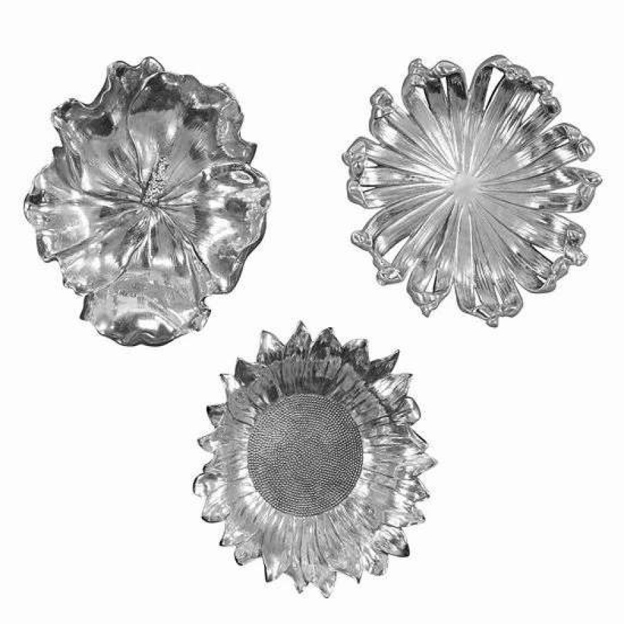 Home Decor * | Uttermost Floral 3-Piece Wall Art Set