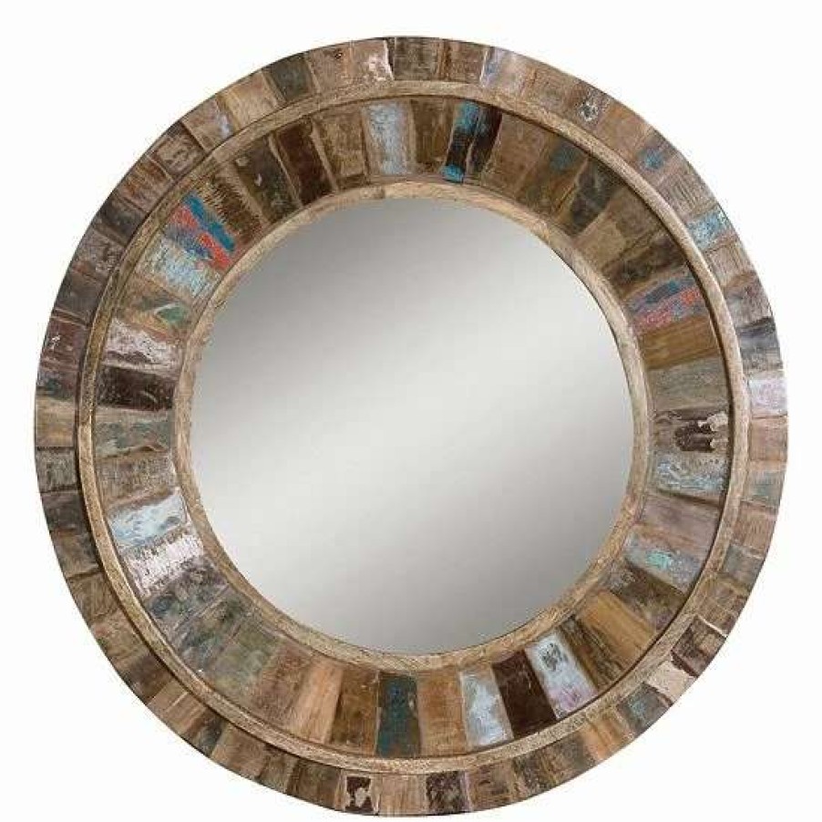 Home Decor * | Uttermost Jeremiah Wood Wall Mirror