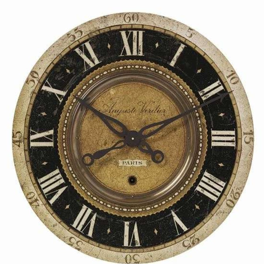 Home Decor * | Uttermost Auguste Verdier Wall Clock