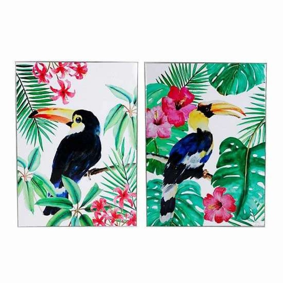 Home Decor * | A&B Home Toucan Wall Art 2-Piece Set