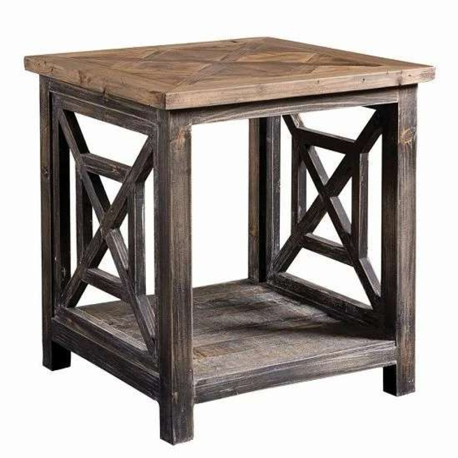 Furniture * | Uttermost Spiro End Table