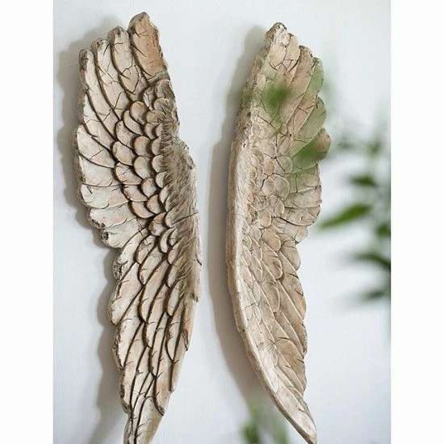 Home Decor * | A&B Home Soar Angel Wings Wall Decor 2-Piece Set