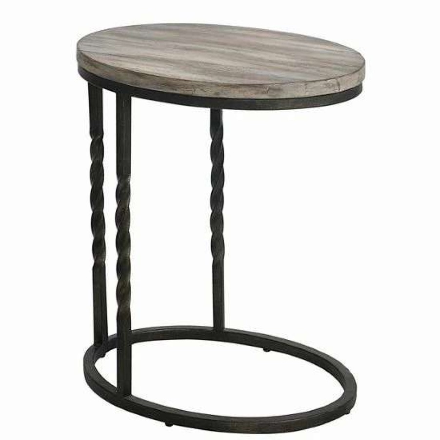 Furniture * | Uttermost Tauret Cantilever End Table