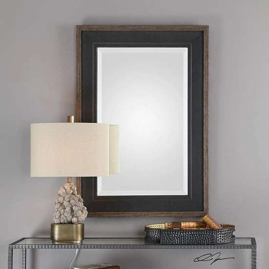 Home Decor * | Uttermost Staveley Rustic Wall Mirror