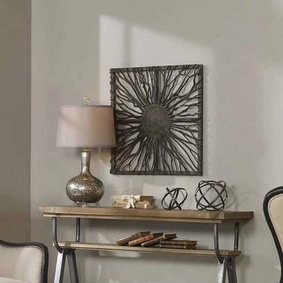 Home Decor * | Uttermost Josiah Square Wall Decor