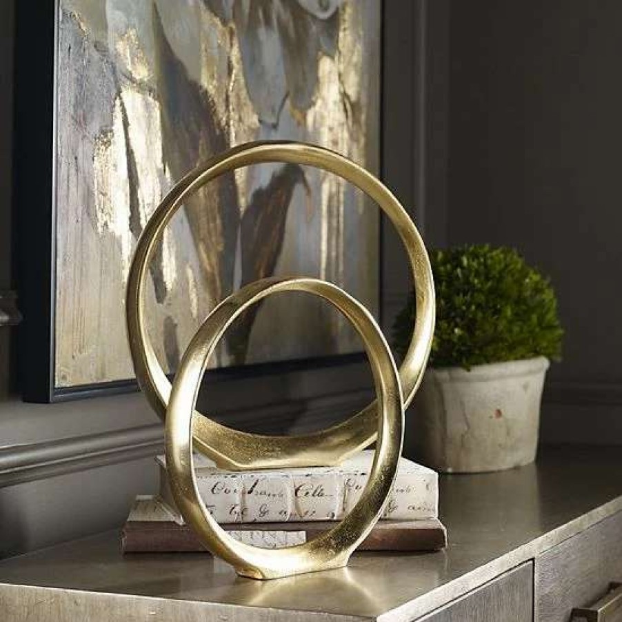 Home Decor * | Uttermost Jimena Ring Sculpture Table Decor 2-Piece Set