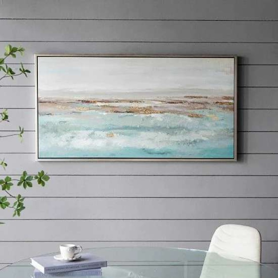 Home Decor * | A&B Home Ocean Day Framed Wall Art