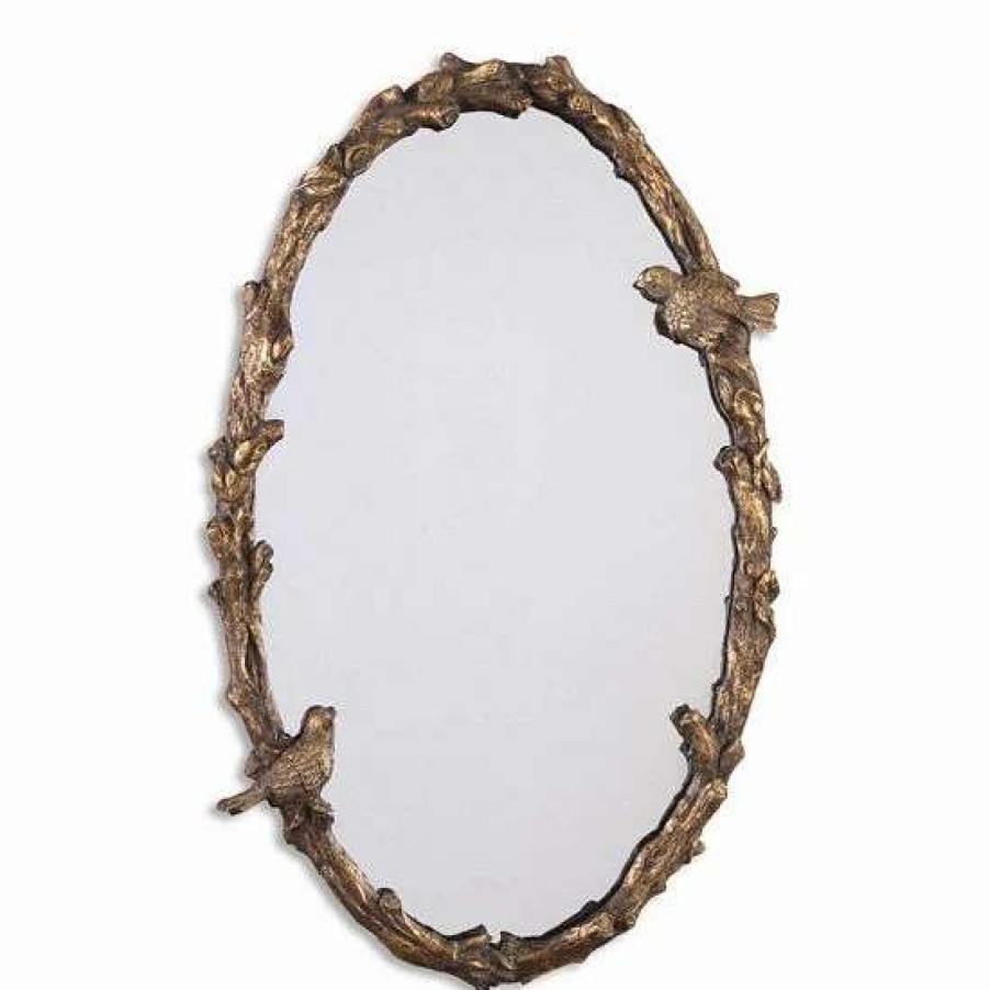 Home Decor * | Uttermost Paza Oval Wall Mirror