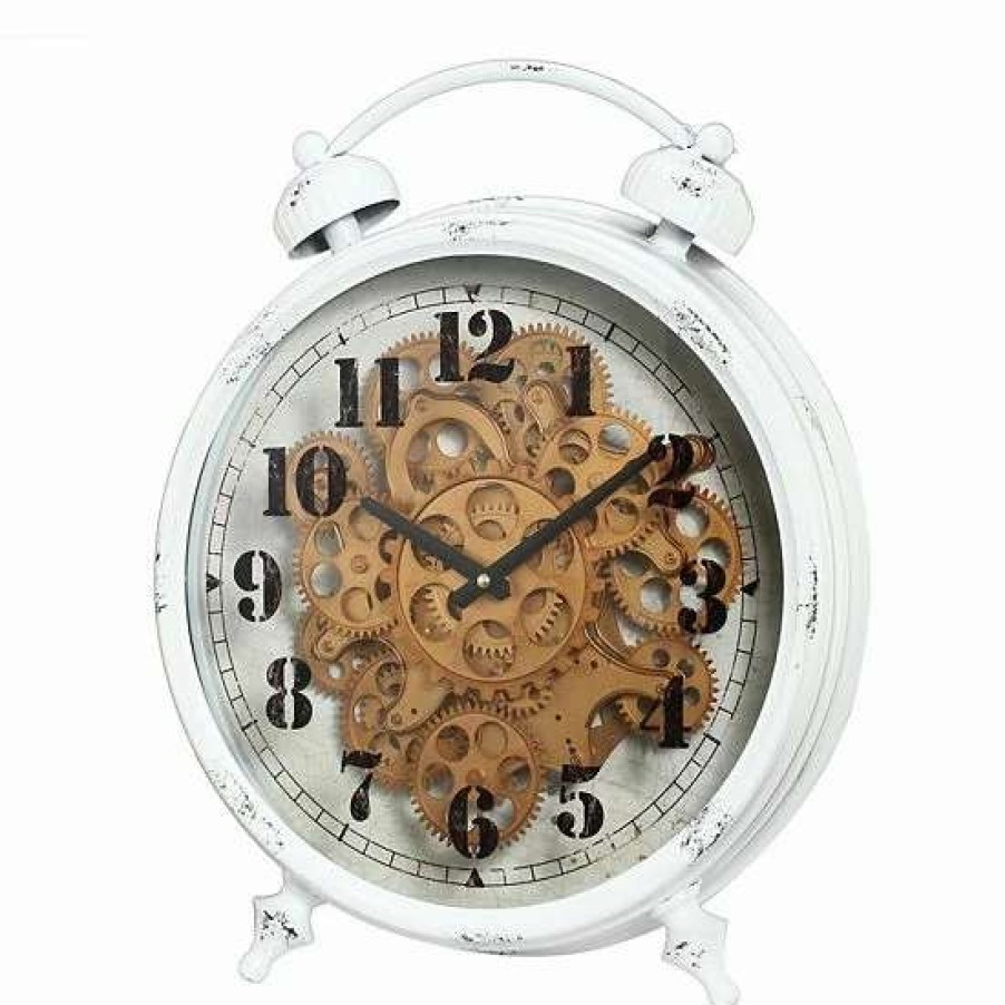 Home Decor * | A&B Home Classic Gears Clock Table Decor