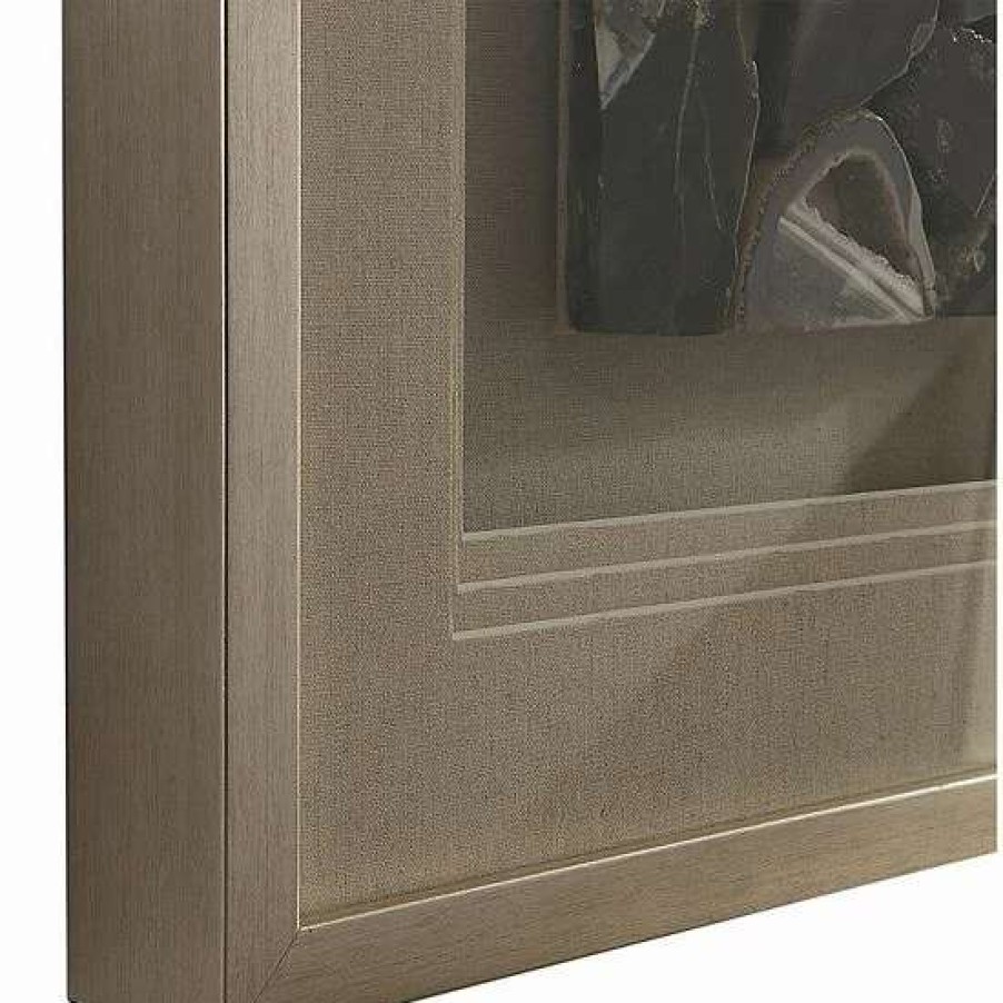 Home Decor * | Uttermost Seana Agate Stone Shadow Box Wall Decor