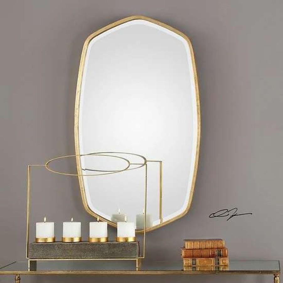 Home Decor * | Uttermost Duronia Antique Finish Wall Mirror