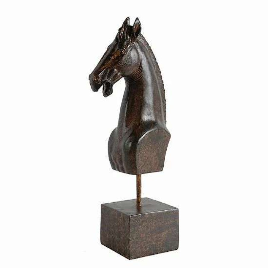 Home Decor * | A&B Home Horse Head Statue Table Decor