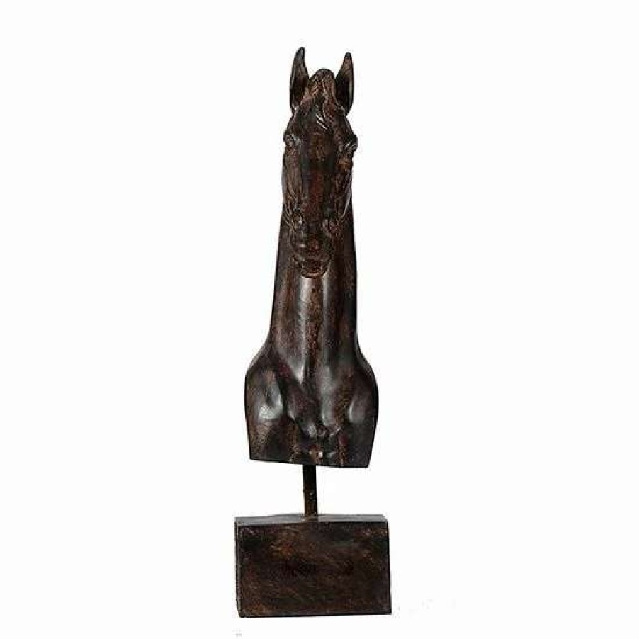 Home Decor * | A&B Home Horse Head Statue Table Decor